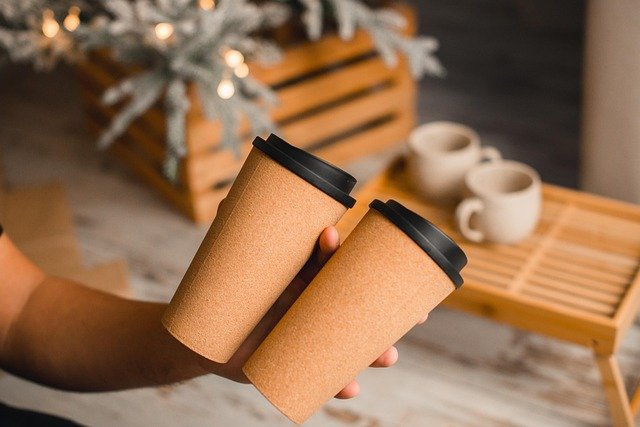 two coffee cups